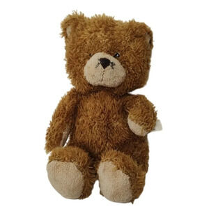 Applause Brown Bear Stuffed Animal Plush Soft Toy with Beanbag Tush FLAW